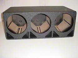Rhino Box Triple 15-Inch Double Ported Subwoofer Box; Poly Coated (Universal; Some Adaptation May Be Required)