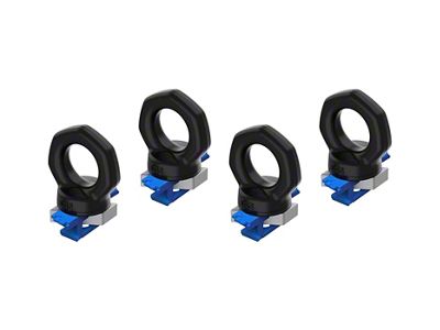 Rhino-Rack Eye Bolts with Zwifloc; Set of 4 (Universal; Some Adaptation May Be Required)