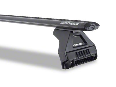 Rhino-Rack Vortex RL110 2-Bar Roof Rack; Black (20-25 Jeep Gladiator JT)