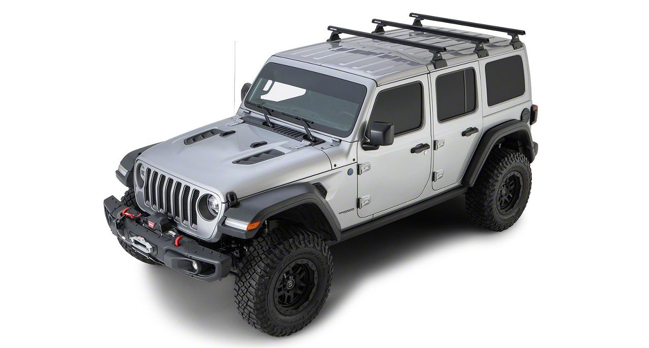 最も  Rhino-Rack Jeep Roof Backbone 2-Bar RCL Duty Heavy Wrangler 洋楽