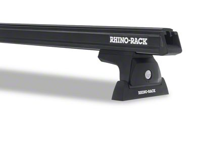 Rhino-Rack Heavy Duty RLT600 Ditch Mount 1-Bar Roof Rack; Black (16-23 Tacoma Access Cab)