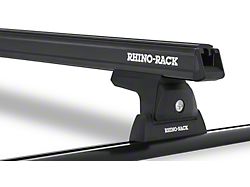 Rhino-Rack Heavy Duty RLT600 Trackmount 1-Bar Roof Rack; Black (07-21 Tundra CrewMax)