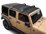 Rhino-Rack Vortex SG 2 Bar Roof Rack; Black (07-10 Jeep Wrangler JK 2-Door; 07-18 Jeep Wrangler JK 4-Door; 18-25 Jeep Wrangler JL 4-Door)