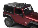 Rhino-Rack Vortex SG 2 Bar Roof Rack; Black (07-25 Jeep Wrangler JK & JL 2-Door)