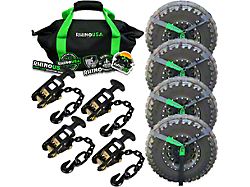 Rhino USA Car Tie-Down Lasso Strap Kit with J-Hooks; Black