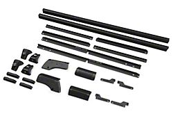 Rhino-Rack Heavy Duty RLT600 2-Bar Backbone Roof Rack; Black (07-18 Jeep Wrangler JK 2-Door)