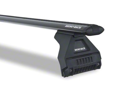 Rhino-Rack Vortex RL110 3-Bar Roof Rack; Black (18-25 Jeep Wrangler JL 4-Door)