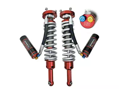 RIDE Shocks 2.50-Inch Front Coil-Over Reservoir Shocks with DPA Adjusters for 3.50-Inch Lift; Weight Range 2 (03-24 4Runner)
