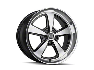 Ridler 652 Gloss Black with Diamond Cut Face and Lip Wheel; 20x8.5; 0mm Offset (20-25 Jeep Gladiator JT)