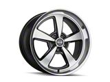 Ridler 652 Gloss Black with Diamond Cut Face and Lip Wheel; 20x10; 0mm Offset (18-26 Jeep Wrangler JL)