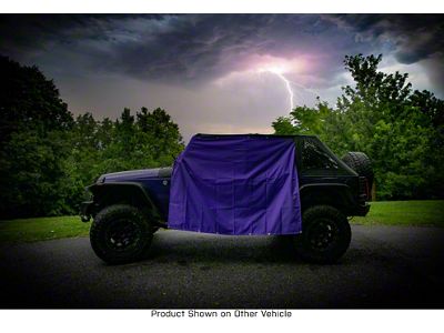 Four Door Rain Curtains; Purple (20-25 Jeep Gladiator JT)