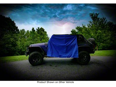 Four Door Rain Curtains; Royal Blue (20-25 Jeep Gladiator JT)