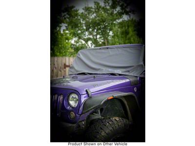Winter Windshield Cover; Gray (Universal; Some Adaptation May Be Required)