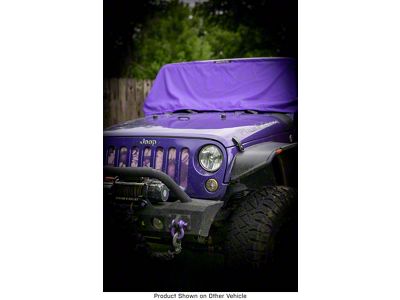 Winter Windshield Cover; Purple (Universal; Some Adaptation May Be Required)