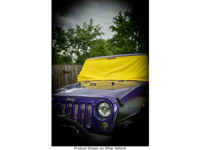 Winter Windshield Cover; Yellow (Universal; Some Adaptation May Be Required)