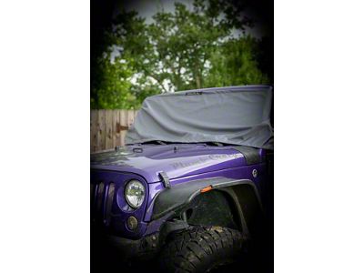 Winter Windshield Cover; Gray (Universal; Some Adaptation May Be Required)