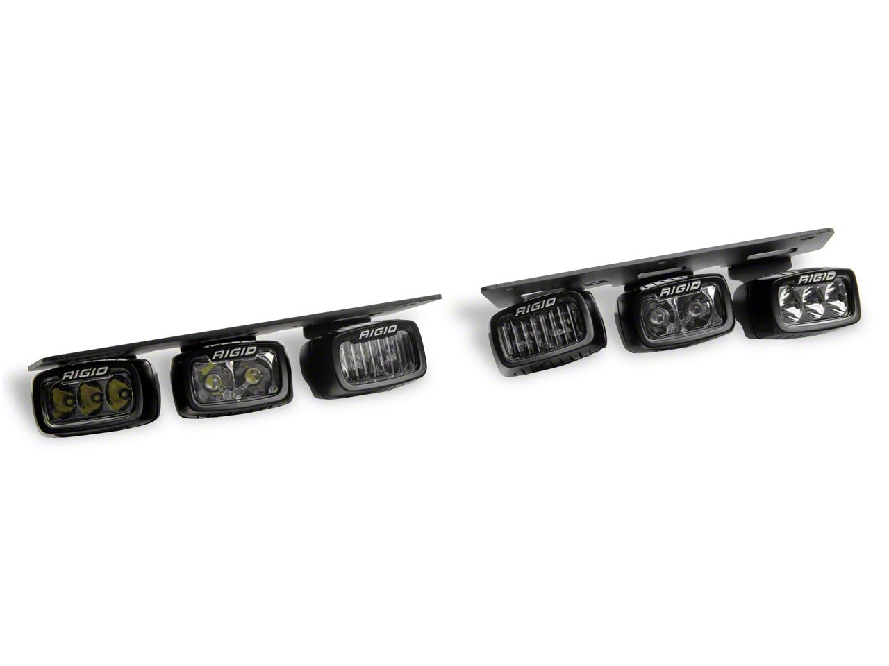 eRiNGo　1001 Rigid Industries Bronco SR-M Series LED Fog Light Kit 46731 (21-26
