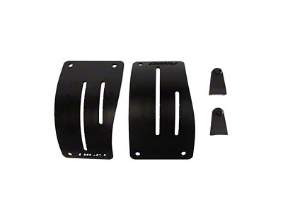 Rigid Industries 2-D Series LED Pods Cowl Panel Dual Light Mount Brackets (18-25 Jeep Wrangler JL, Excluding 4xe & Rubicon 392)