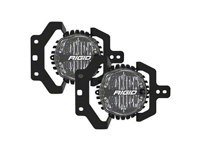 Rigid Industries 360-Series SAE Fog Light Kit; White (18-25 Jeep Wrangler JL w/ Factory Plastic Bumper)