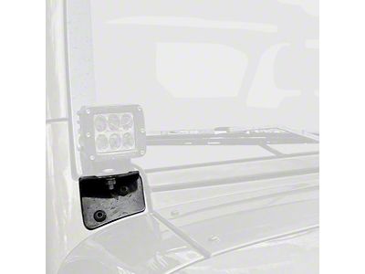 Rigid Industries A-Pillar Light Mount Brackets (07-18 Jeep Wrangler JK)