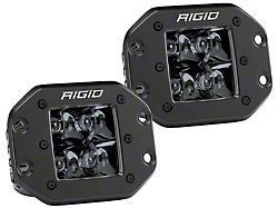 Rigid Industries D-Series Pro Flush Mount LED Lights; Spot Midnight Beam (Universal; Some Adaptation May Be Required)