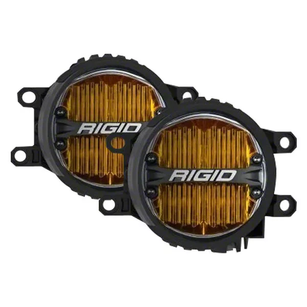 Rigid Industries Tundra 360Series PRO SAE Fog Light Kit; Yellow 37117