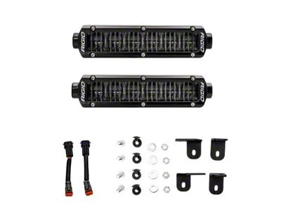 Rigid Industries 6-Inch SR-Series LED Fog Light Kit; White (22-25 Tundra)