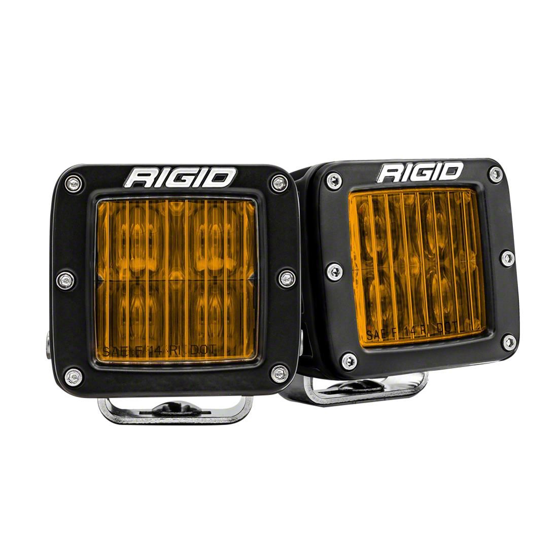Rigid Industries Tundra DSeries PRO SAE Fog Lights; Yellow 504816