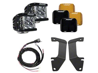 Rigid Industries D-SS Pro Series LED Pods A-Pillar Light Kit (14-21 Tundra)