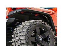 RIVAL 4x4 Aluminum Front Inner Fender Liners; Textured Black (20-25 Jeep Gladiator JT)