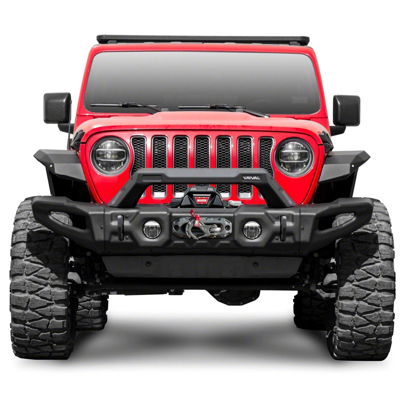 RIVAL 4x4 Jeep Wrangler FullWidth Stamped Steel Modular Front Bumper