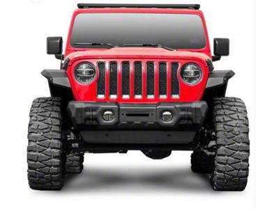 RIVAL 4x4 Gen2 Stubby Stamped Steel Front Bumper (07-18 Jeep Wrangler JK)