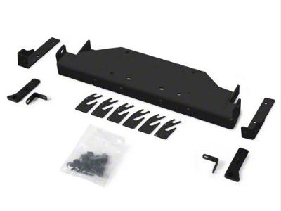 RIVAL 4x4 Winch Mount for Stamped Steel Front Bumper (07-25 Jeep Wrangler JK & JL)