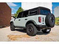 Road Armor Rocker Guards; Textured Black (21-25 Bronco 4-Door)
