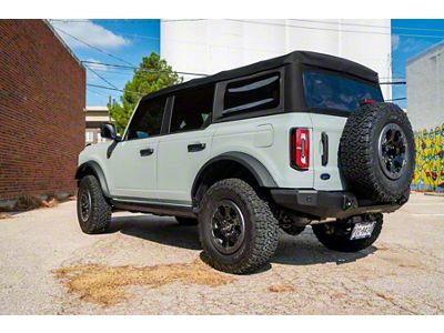 Road Armor Rocker Guards; Textured Black (21-25 Bronco 4-Door)