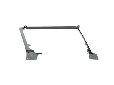Road Armor Stealth A-Pillar 50-Inch Light Arch Bracket; Textured Black (20-25 Jeep Gladiator JT)