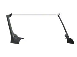 Road Armor Stealth A-Pillar Light Mounts for 51.50-Inch Light Bar; Textured Black (20-25 Jeep Gladiator JT)