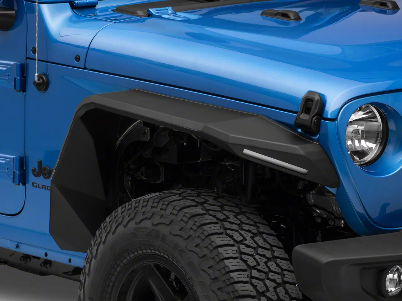 Road Armor Jeep Gladiator Stealth Front Fender Flares with Switchback