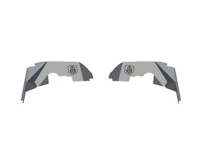 Road Armor Stealth Front Fender Liners; Raw Steel (20-25 Jeep Gladiator JT)