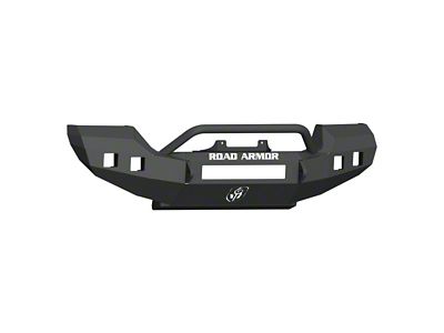 Road Armor Stealth Full Width Winch Front Bumper with Pre-Runner Guard; Textured Black (20-25 Jeep Gladiator JT Launch Edition, Mojave, Rubicon)