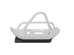 Road Armor Skid Plate for Stealth Mid-Width Front Bumper; Textured Black (20-25 Jeep Gladiator JT)