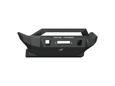 Road Armor Stealth Winch Mid-Width Front Bumper with Sheetmetal Bar Guard; Textured Black (20-25 Jeep Gladiator JT)