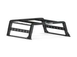 Road Armor TRECK Overland Adjustable Bed Rack System; Textured Black (20-26 Jeep Gladiator JT)