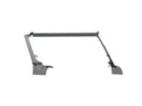 Road Armor Stealth A-Pillar 50-Inch Light Arch Bracket; Textured Black (18-25 Jeep Wrangler JL, Excluding 4xe)