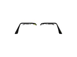 Road Armor Stealth Front Fender Flares with Switchback LED DRL; Textured Black (07-18 Jeep Wrangler JK)