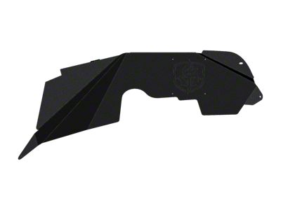 Road Armor Stealth Front Fender Liners; Black Steel (07-18 Jeep Wrangler JK)