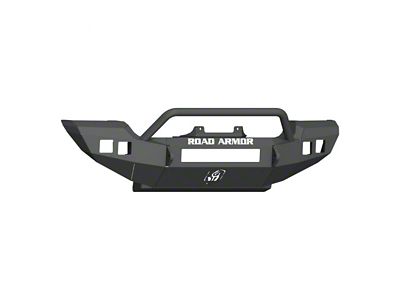 Road Armor Stealth Full Width Winch Front Bumper with Pre-Runner Guard; Textured Black (18-25 Jeep Wrangler JL, Excluding Rubicon)