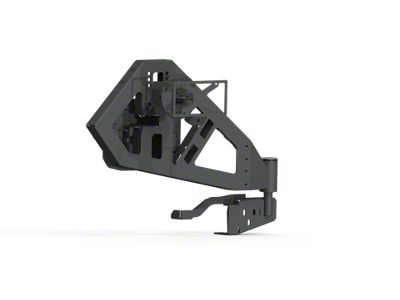 Road Armor Stealth Rear Tire Carrier Assembly; Textured Black (18-25 Jeep Wrangler JL)