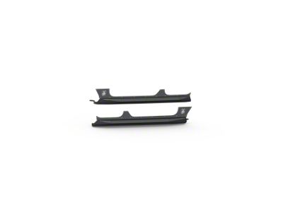 Road Armor Stealth Rocker Body Armor Rocker Panels; Textured Black (18-25 Jeep Wrangler JL 4-Door)