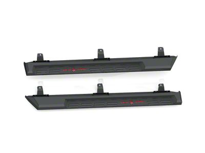 Road Armor Stealth Running Boards; Textured Black (18-25 Jeep Wrangler JL 4-Door)